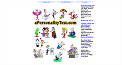 Desktop Screenshot of apersonalitytest.com