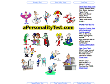 Tablet Screenshot of apersonalitytest.com